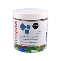 Boite de 300 g de perles de verre cube 4, 6 et 8 mm - Image 2