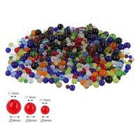 Boite de 300 g de perles de verre rondes dia 4, 6 et 8 mm - Image 3