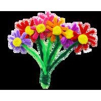 180 chenilles couleurs vives Ø 6 mm x 30 cm 12 couleurs - Image 2