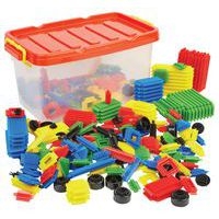 Blocs de construction adhésifs - 216 pièces avec bac - Hope Education - Image principale