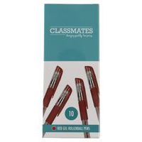 Stylo roller à encre gel Classmates - Rouge - Lot de 10 - Image 4