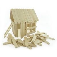 Sachet 100 bâtonnets bois naturel 93 x 9 x 1,5 mm - Image 3