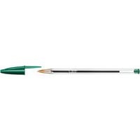 Stylo bille Bic Cristal pointe moyenne - vert - Image principale
