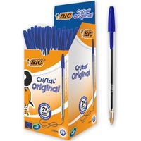 Stylo bille Bic Cristal pointe moyenne - bleu - Image 4