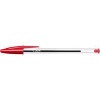 Stylo bille Bic Cristal pointe moyenne - rouge - Image 2