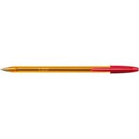 Stylo bille Bic Cristal orange nouvelle pointe fine - rouge - Image 3