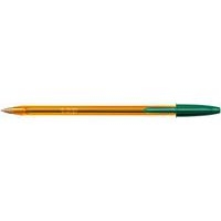 Stylo bille Bic Cristal orange nouvelle pointe fine  - vert - Image 3