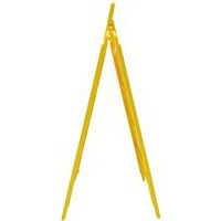 Chevalet de signalisation h600mm x275mm hachure j/n - Image 2