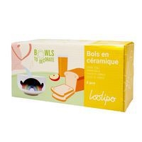 Lot de 6 bols en céramique à personnaliser - 11,5 x 7 cm - Image 4