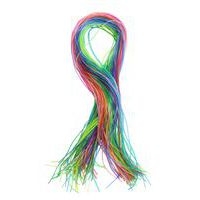 Sachet 100 brins 80 cm fils scoubidous pailletés - Image principale