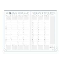 Agenda semainier 16 x 24 cm 1 semaine sur 2 pages - Image 2