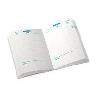 Agenda journalier couverture polypropylène piqûre 12x18 cm - Image 2
