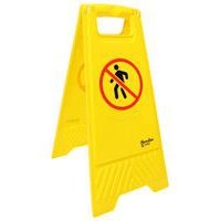 Chevalet de signalisation - Pictogramme Interdit piéton - Image principale