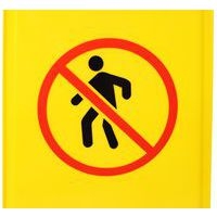 Chevalet de signalisation - Pictogramme Interdit piéton - Image 3