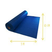 Rouleau feutrine 45 cm x 5 m non adhésif 1,3 mm bleu - Image 2