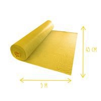 Rouleau feutrine 45 cm x 5 m non adhésif 1,3 mm jaune - Image 2