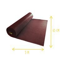 Rouleau feutrine 45 cm x 5 m non adhésif 1,3 mm marron - Image 2
