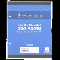 Copies doubles 200 pages 70g 17x22 cm perforées seyes NF 81 (Etui de 50) - Image principale