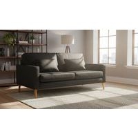 Canapé 2 places Stockolm PVC non feu noir - Image 3