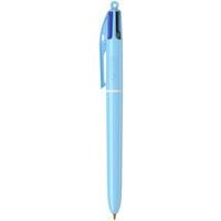 Stylo bille 4 couleurs pointe moyenne pastel - Image principale