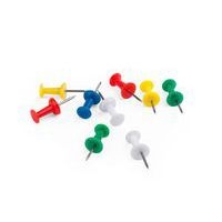 Boite de 100 punaises signalétiques couleurs assorties - Image principale