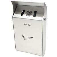 Cendrier mural design Manutan - 3L - Inox 304 - Image 7