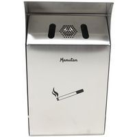 Cendrier mural design Manutan - 3L - Inox 304 - Image 2