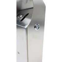 Cendrier mural design Manutan - 3L - Inox 304 - Image 3