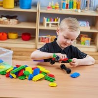 Blocs de construction adhésifs - 216 pièces avec bac - Hope Education - Image 6