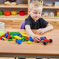 Blocs de construction adhésifs - 216 pièces avec bac - Hope Education - Image 2