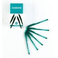 Stylo à bille - Design élégant - Classmates - Vert - Lot de 50 - Image 4