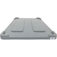 Couvercle pour bac gerbable 550 l gris - Image 6