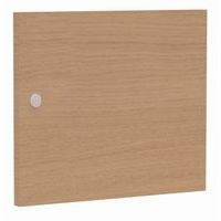 Porte 1 case avec serrure à clé avec fente chêne clair - Image principale