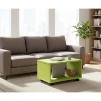 Table basse Identité à roulettes Argent/Vert - Image 3