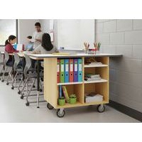 Kit de 4 étagères pour ilot Wallis - Manutan Expert - Image 4