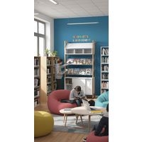 Caisson à abonnement Ellipse blanc pour rayonnage - Manutan Expert - Image 2