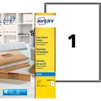 25 Etiquettes d'expédition Jet d'encre Transparent 210x297mm - Image principale