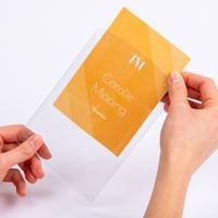 Pochettes badge A6 avec feuilles - Image 5