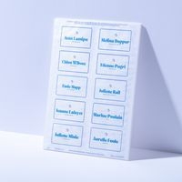 Lot de 200 Badge adhésif textile avec contour couleur - Image 4