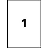 25 Etiquettes d'expédition Jet d'encre Transparent 210x297mm - Image 3