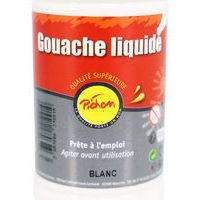 Flacon gouache liquide 500 ml pichon avec bec verseur - blanc - Image 2