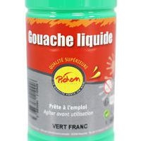 Flacon gouache liquide 500 ml pichon avec bec verseur - vert franc - Image 3