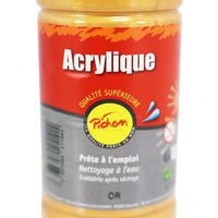 Flacon 500 ml gouache acrylique pichon - or - Image 2