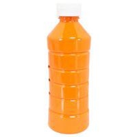 Flacon 500 ml gouache acrylique pichon - orange - Image 10