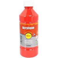 Flacon 500 ml gouache acrylique pichon - carmin - Image 3