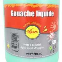 Flacon 2 litres gouache pichon avec bec verseur - vert franc - Image 2