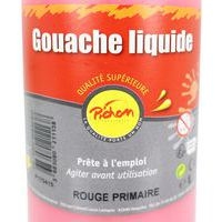 Flacon 1 litre gouache pichon avec bec verseur - rouge primaire (magenta) - Image 2