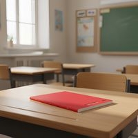 Cahier polypropylène 96 pages 90g seyes 24x32 cm - rouge - Image 2