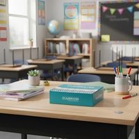 Crayon de papier HB à rayures avec gomme - Classmates - Lot de 144 - Image 5