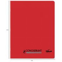 Cahier polypropylène 90g 96 pages seyes 17x22 cm  - rouge - Image 2